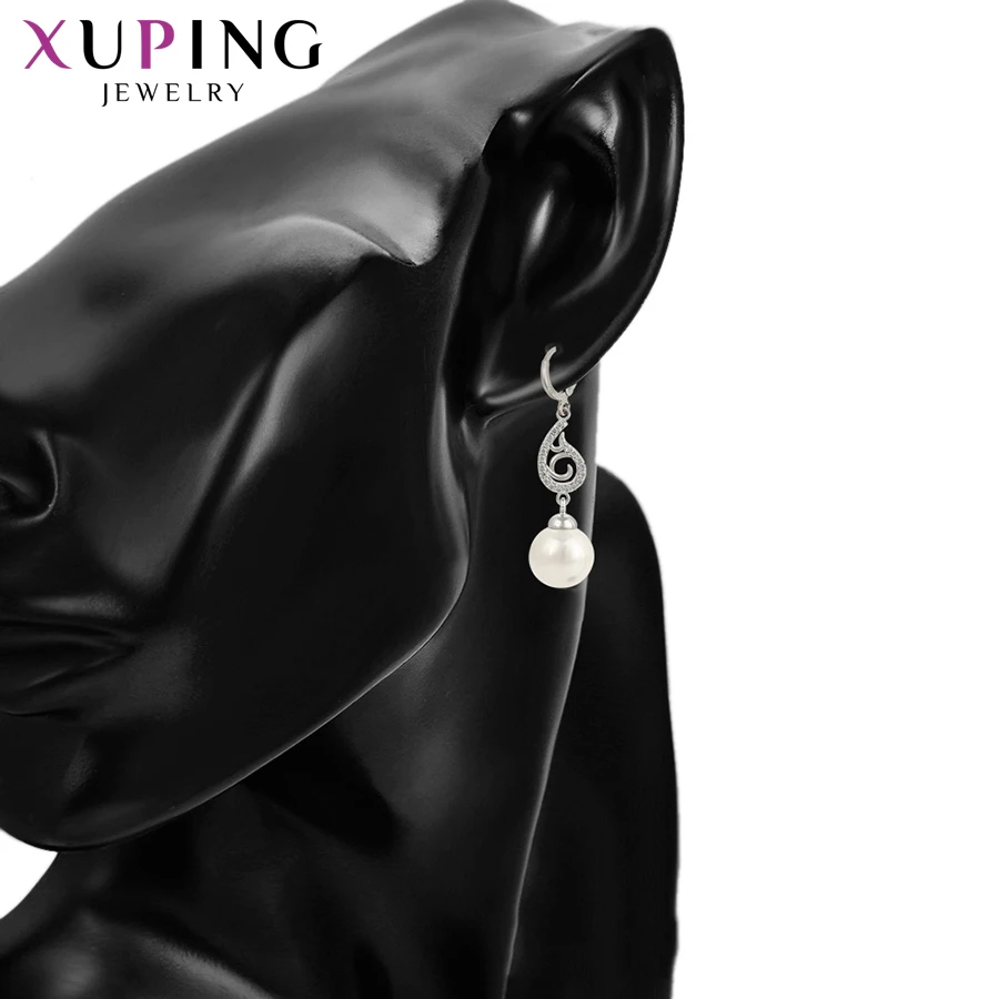 Xuping 11,11, популярный дизайн, имитация жемчуга, ювелирные наборы для женщин, семейные, юбилейные, вечерние, модные, первоклассный подарок, S186.2-65605