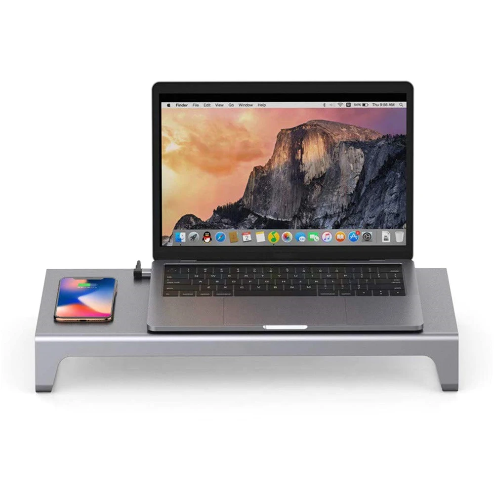 

USB-C TO HDMI VGA 11 In 1 Multi-function Dock For MacbookHUB Card Reader With Wireless Charging
