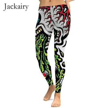 

Plus Size Fashion 3D Print Leggings Women Sexy High Waist Sportwear Gym Fitness Leggings Elastic Slim Running Pants