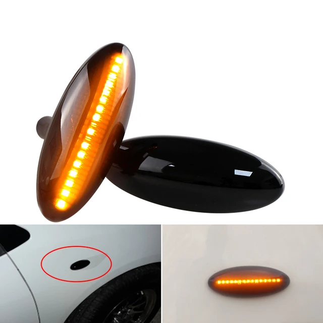 Clignotant LED dynamique, marqueur latéral, garde-boue, lampe séquentielle  pour Toyota Yadditif Vitz XP90, RAV4, XA30, MK3, Auris E150, CorTrusty