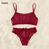 LOPNT nouvelle lingerie Sexy sous-vêtements érotiques à pois maille à volants garniture dentelle lingerie ensemble haut dentelle invisible soutien-gorge ensemble soutiens-gorge pour les femmes ► Photo 1/6