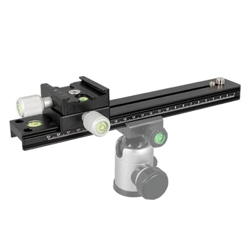 

Track Slider Focusing Focus Rail Slider & Clamp and QR Plate Meet for DSLR Camera