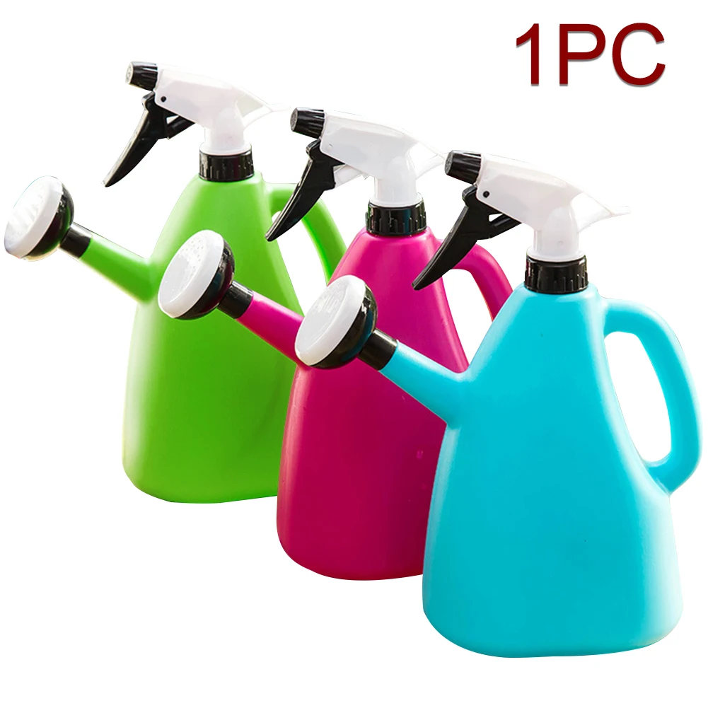 Home Nozzle Hand Press Flowers Tools Kettle Gardening Outdoor Indoor Adjustable Plant Multifunctional Dual Purpose Watering Can
