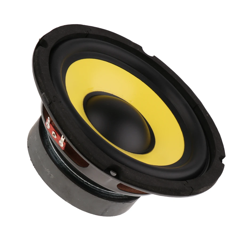 6.5'' 50W Car Audio Stereo Horn Subwoofer Bass HIFI Speaker 4 Ohm Mid Range For Auto Truck RV Boat Yacht Woofer Loudspeaker