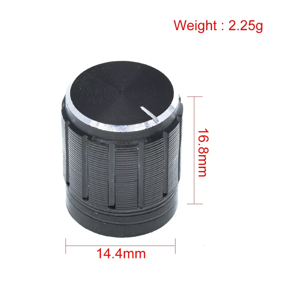 15*17mm aluminum alloy potentiometer knob rotary switch volume control knob For DIY 10pcs potentiometer knobs