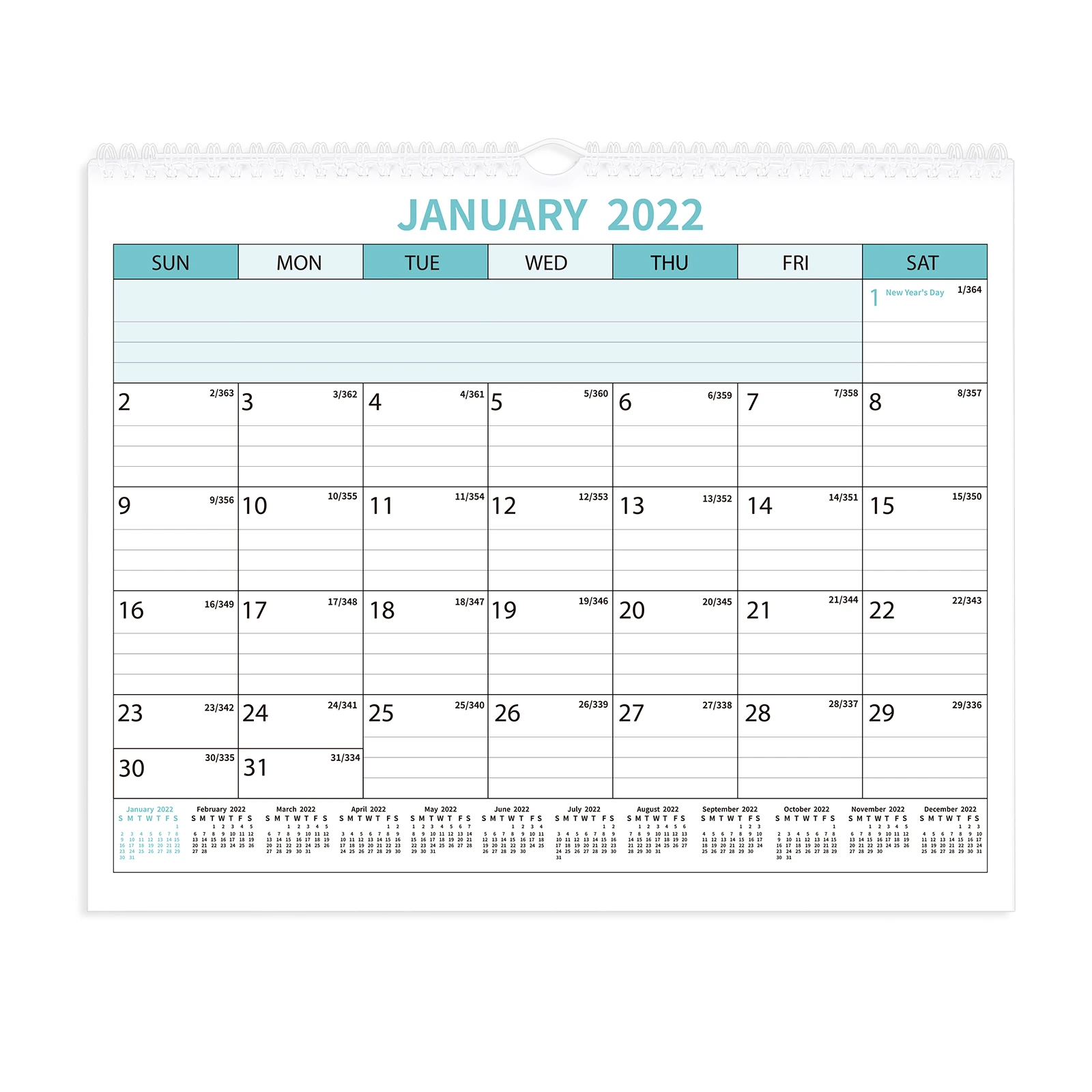 Calendrier De L Avent 2023 Manger Stobok – Calendrier Mural Suspendu De 2022 À 2023, Calendrier De Janvier  2022 À Décembre 2023, Calendrier À Double Fil, Pour Le Bureau Et La Maison  | Aliexpress