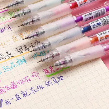 

8 Pcs/Set Cute Color Ballpoint Pen 0.7mm Multicolor Press Ball Pen For Kids Gifts School Office Writing Stationery Supplies