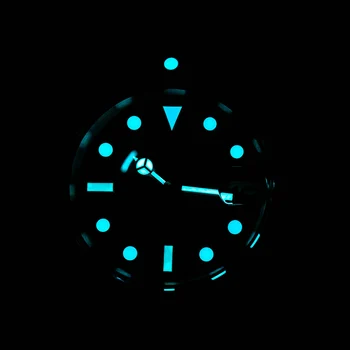 Seestern-Reloj de buceo para hombre, cronógrafo mecánico automático de lujo, movimiento Nh35, bisel de cerámica, calendario luminoso de 20ATM 4
