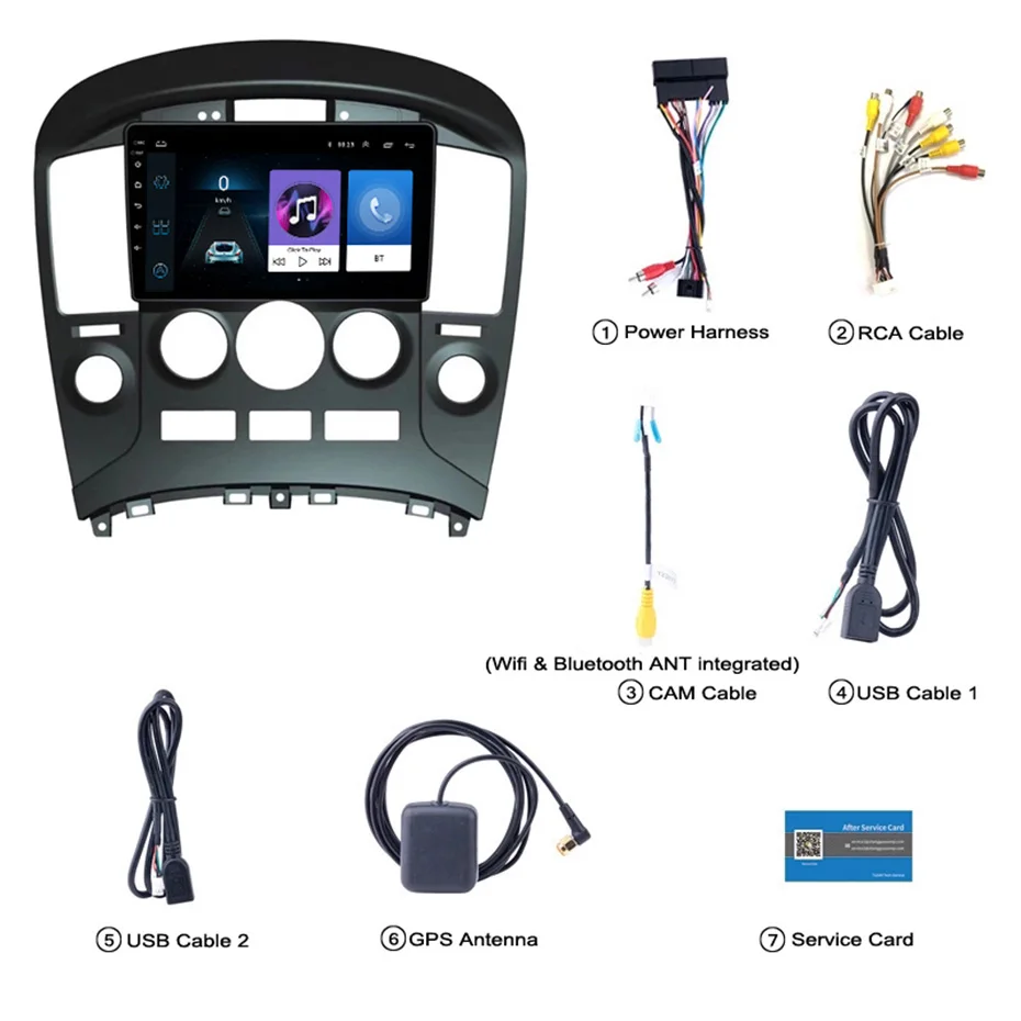 Для hyundai H1 2010- Автомобильный Радио Мультимедиа Видео плеер навигация gps Android 8,1 аксессуары SWC BT wifi седан без dvd
