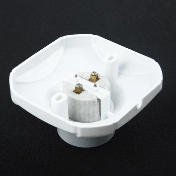 

White E27- Straight Glazed -Ceramic Heat Porcelain Light Bulb Lamp Socket Holder