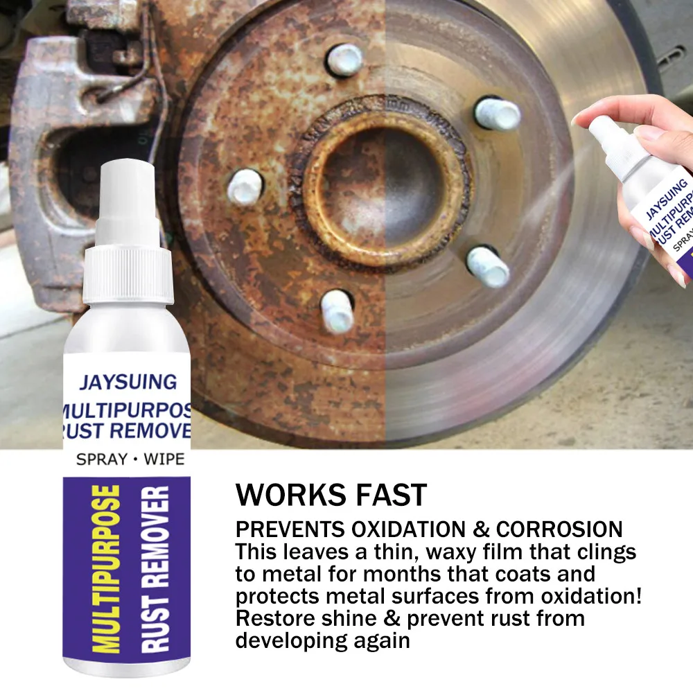Multipurpose Rust Remover Spray Rust Inhibitor Rust Remover Derusting Spray Car Maintenance Cleaning clean up Cleaner detergent