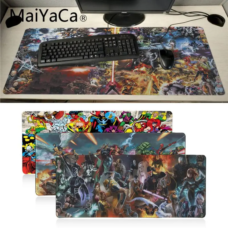 Maiyaca Marvel Comics красивый коврик для мышки в стиле аниме игровой коврик для мыши xl скорость клавиатуры коврик для мыши ноутбук Laptop персональный компьютер Настольный коврик