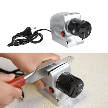

Electric Motorized Diamond Blades Knife Sharpening Sharpener Fast Grindstone Multi-function Home kitchen Sharpening Tool EU Plug