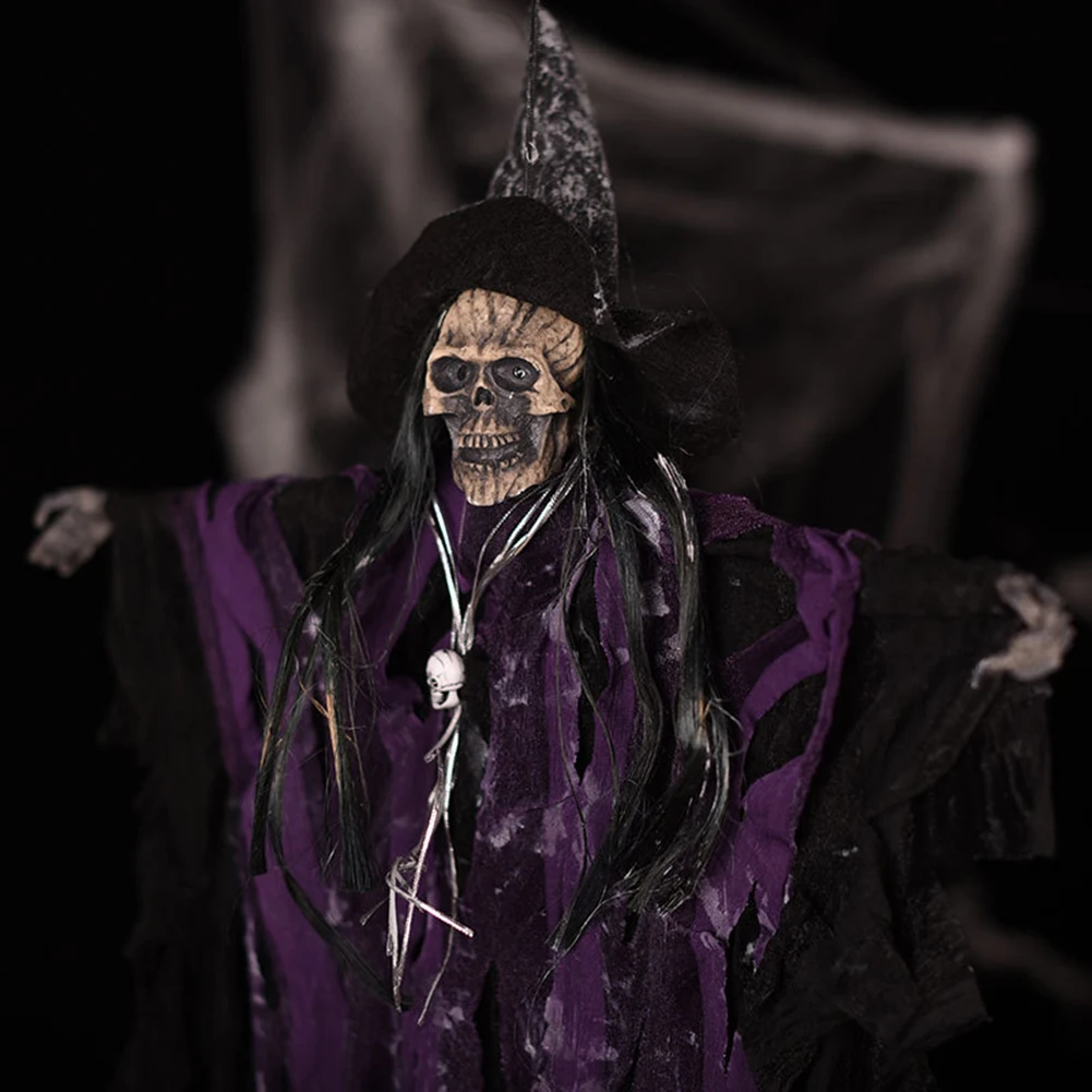 Дом с привидениями висячие призрачные украшения-ужастики для хеллоуина реквизит жуткий скелет висячие Грим жнец домашняя дверь Бар Декор