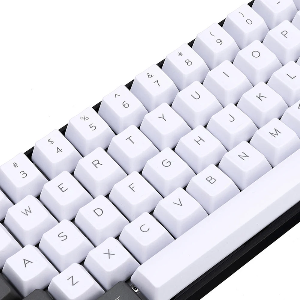61 шт. ANSI Механическая игровая клавиатура топ напечатанный толстый pbt OEM профиль Keycap
