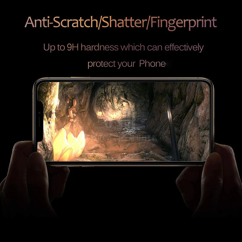 Передняя и задняя Защита экрана для iPhone X Xs XR закаленное стекло Передняя и задняя защита от отпечатков пальцев/царапин для iPhone XS Max