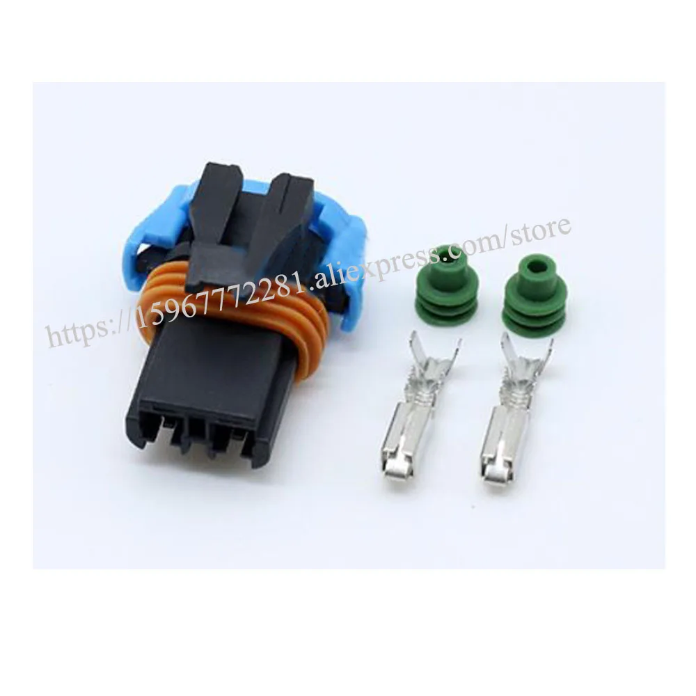 

100set car male Connector cable Terminal plug jacket auto Plug socket 2 pin female Connector automotive plug DJ7025WA-2.8-21