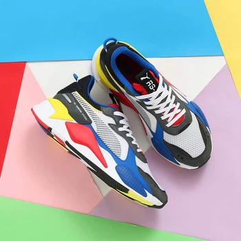 

new Pumax RS-X Reinventional men Trainer sneaker Colorblock air mesh Sneaker Badminton Shoes women's Retro breathable sport shoe