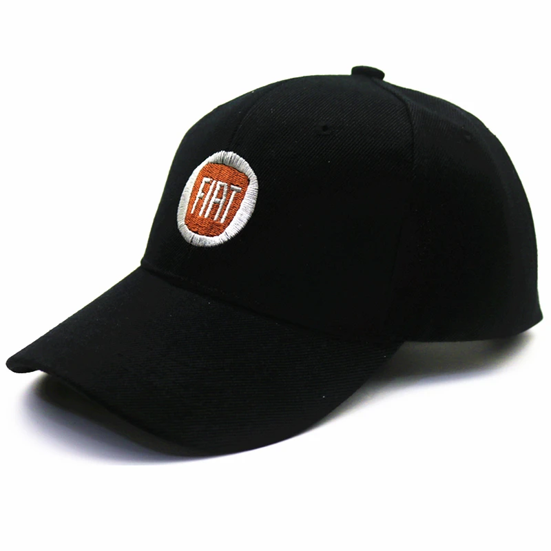 

Auto Emblem baseball cap Case For Fiat Panda Bravo Punto Linea Croma 500 595 Car-Styling Badge Accessories 1pcs
