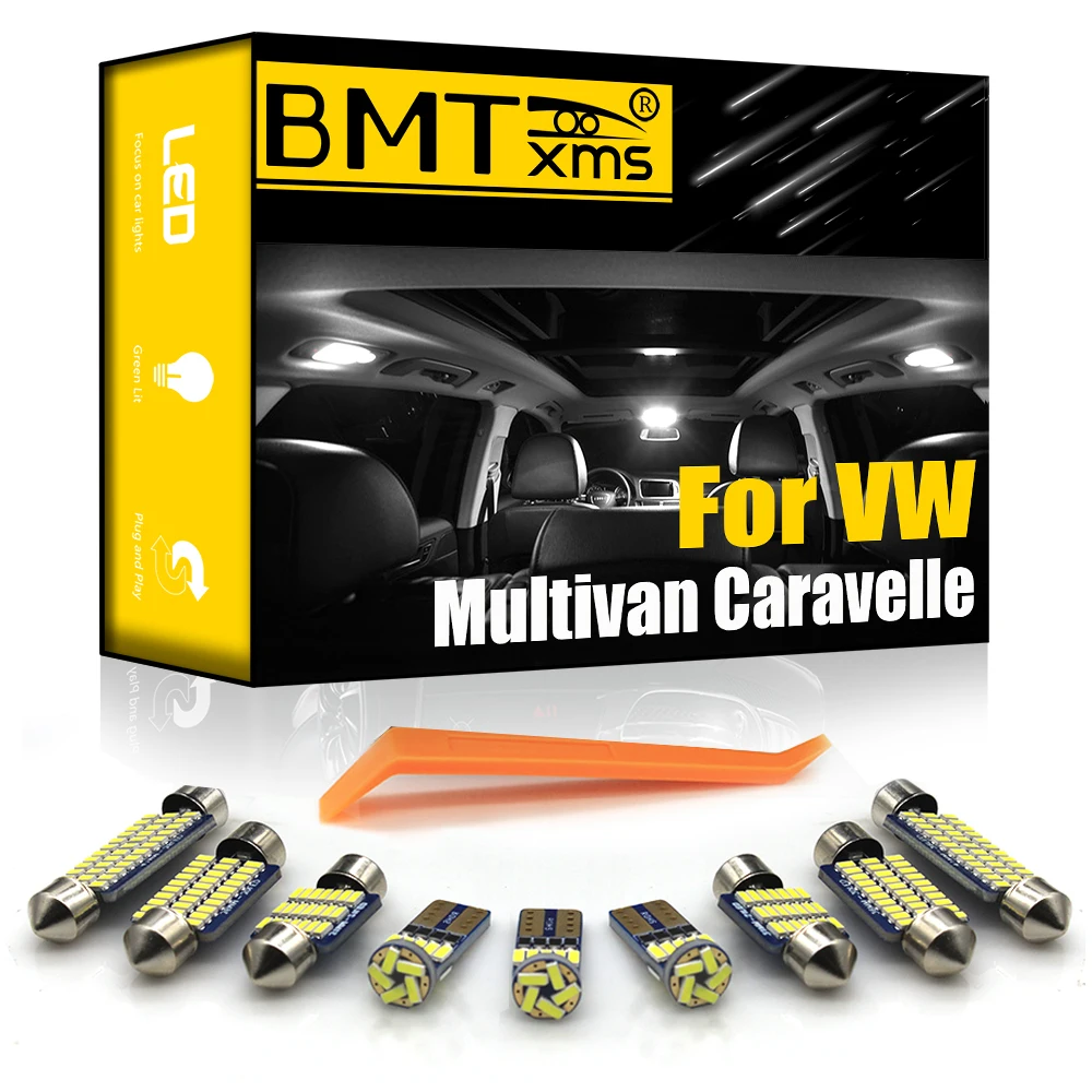BMTxms для Volkswagen VW Multivan Caravelle MK5 MK6 T5 T6 2003-2018 комплект светодиодного освещения салона