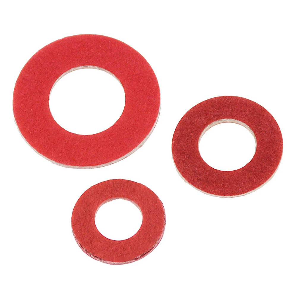WSHR-02981 100PCS M2 M3 5mm-8mm Outside Dia Insulated Washers Gasket Red Steel Paper Washer Gaskets Inner Dia: M3x7mm WSHR-02981 100PCS M2 M3 5mm-8mm Outside Dia Insulated Washers Gasket Red Steel Paper Washer Gaskets Inner Dia: M3x7mm