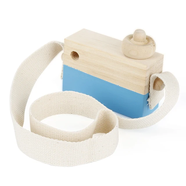 Cute Wooden Toy Camera Hanging Nordic Photography Prop Kids Toy Gift Children Birthday Christmas Gifts Room Decor 5