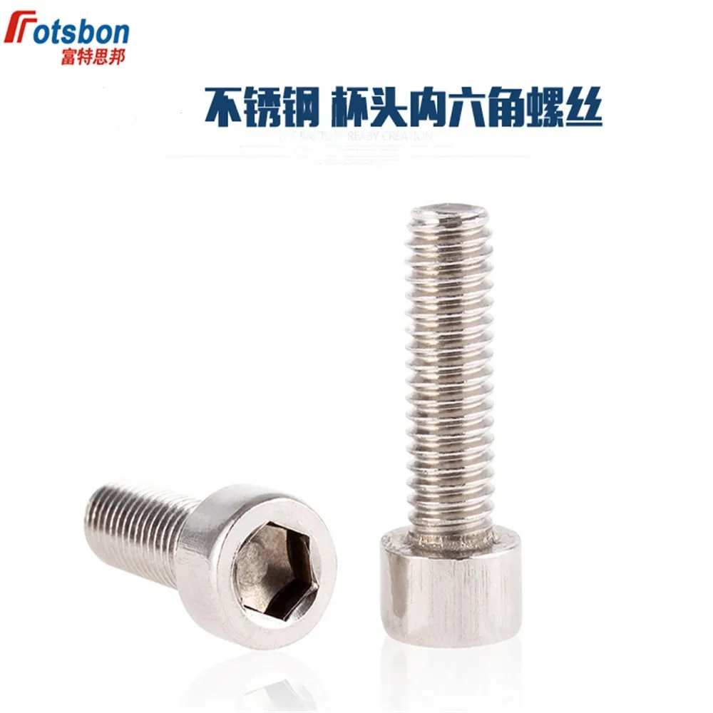 M4 Шестигранная головка болта Parafuso Tornillos шестигранный винт винты нержавеющая