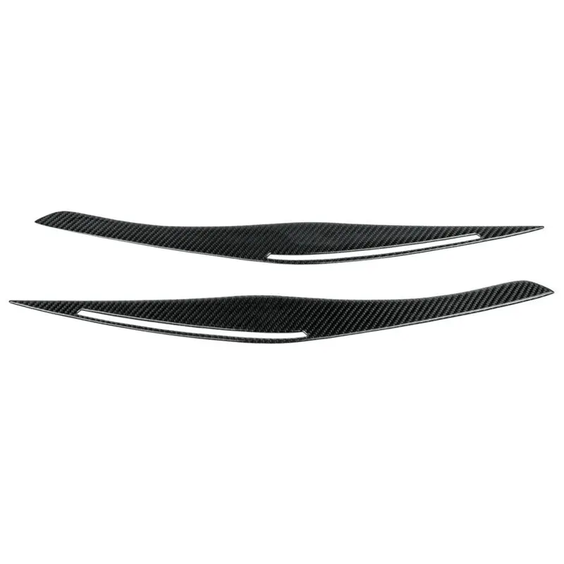 2pcs black car Headlight Eyelid Eyebrow Cover trim for BMW E90 E91 328i 335i M3 06-11 Headlight Eyelid Cover