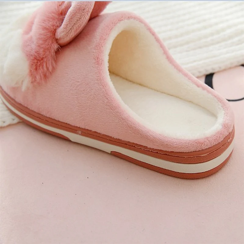 MCCKLE; женские домашние тапочки из искусственного меха с милым мультяшным животным; зимняя теплая женская домашняя удобная обувь; женская обувь для спальни