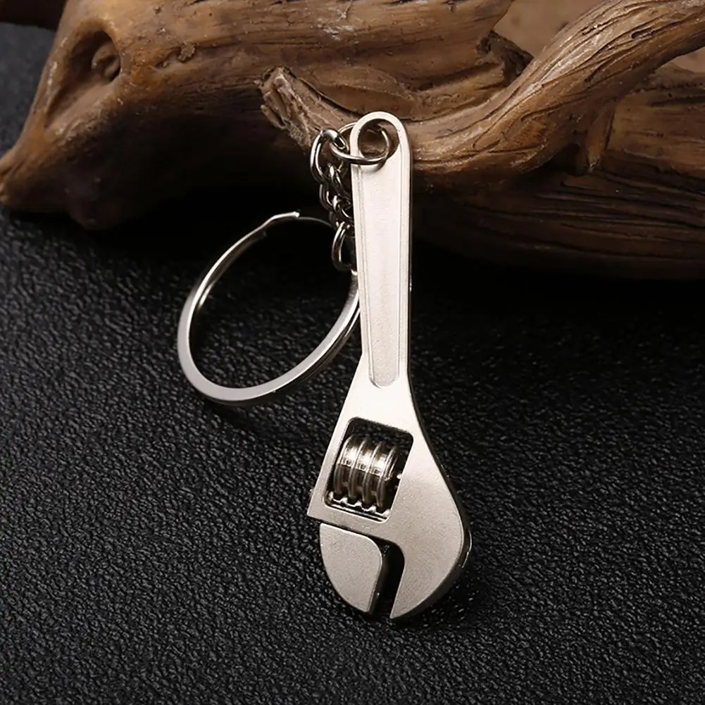 New key Chains Useful Zinc Alloy Spanner Keychain Fashion Wrench Silver Key Ring Chain Creatived Keyfob Tools | Украшения и