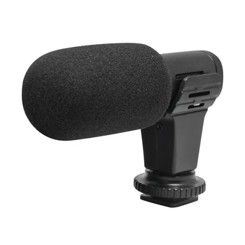 

ABGN Hot-Professional Ultralight Stereo Microphone Super Low Noise Cardioid Digital Video Recording Microphone Photography Inter