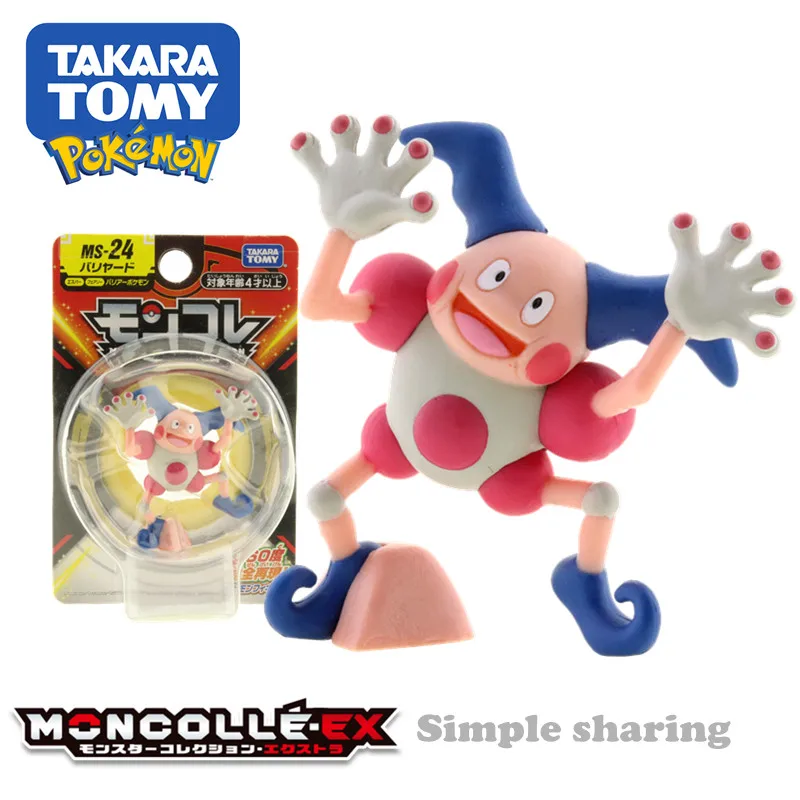 Takara Tomy Tomica Покемон карманные монстеры монклея MS-24 Mr.Mime барримед 3-5 см мини