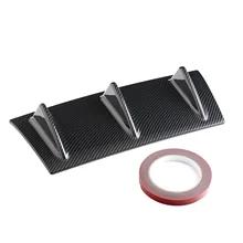 35,5 см3 крыло плавник акулы после спойлера автомобиля Универсальный ABS углеродного волокна шаблон заднего бампера шасси дефлектор потока