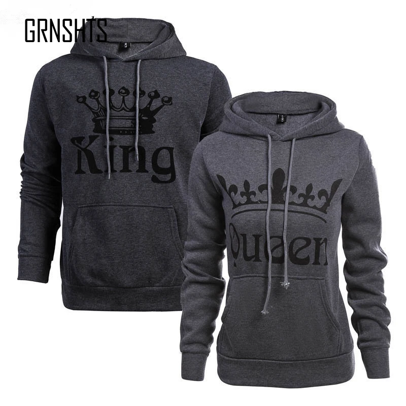 Толстовки King Sweatpants Lovers парные пуловеры с принтом спортивные костюмы штаны
