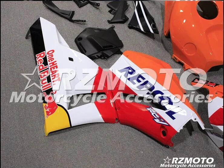 Мотоциклетный обтекатель abs Подходит для Honda CBR600RR F5 2013- корпусные детали форма Оранжевый Красный Белый ACEKITS Магазин № 0088