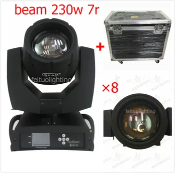 

E-8pcs with case clay paky 230w sharpy 7r beam 230 moving head lights
