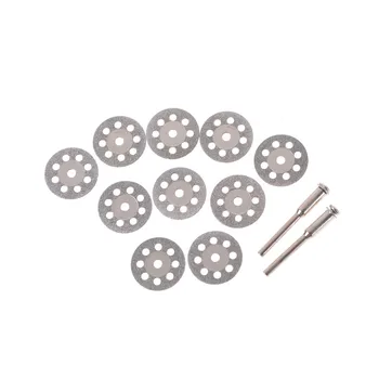 

10pcs Accessories Diamond Grinding Wheel Mini Circular Saw Cutting Disc Diamond Abrasive Disc Dremel Rotary Tool 20mm