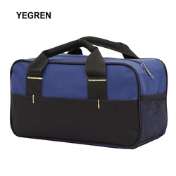 Sac à outils Portable en tissu Oxford étanche, sac à main de grande capacité pour électricien, Kit de réparation résistant à l'usure pour le travail du bois 