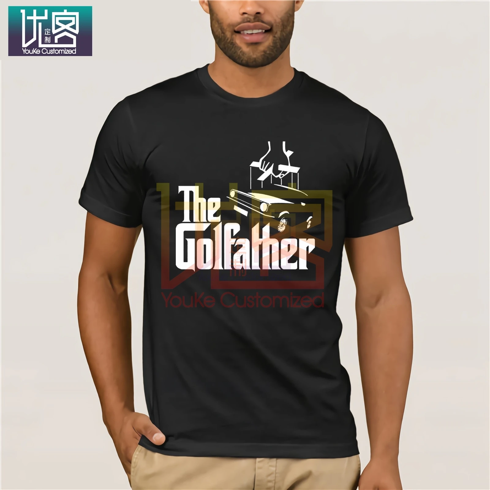 2020 New Cool T Shirt Golfather Golfs Caddy Mk1 Mk2 Mk3 Mk4 Car Tees Humor Tee 100% Cotton Tops Graphic for Men Print | Мужская одежда