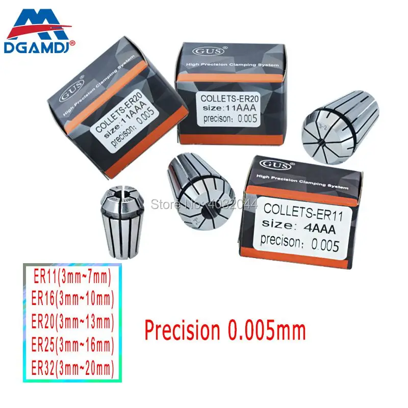 

High-precision AAA engraving machine collet ER11 ER16 ER20 ER25 ER32 chuck precision 0.005MM