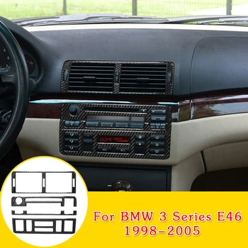 

Strong Adhesion Carbon Fiber AC & CD Air Outlet Sticker Suitable For BMW 3 Series E46 4-door 1998-2005