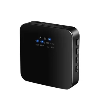 

HOT-Bluetooth 5.0 Audio Transmitter Receiver Wireless Music Adapter Bt APTX LL HD RCA/SPDIF/3.5mm Aux Jack