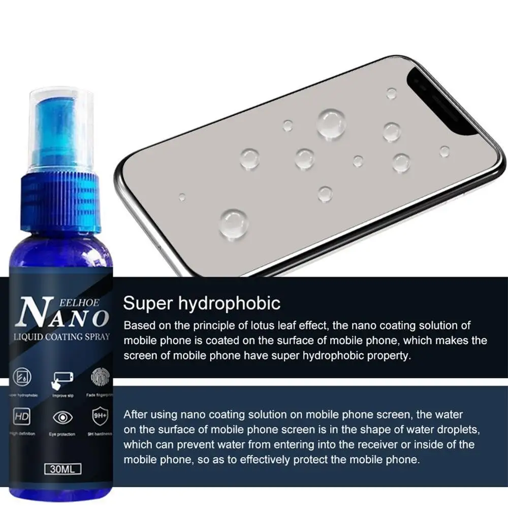 1 Bottle 30ml Nano Scratch Remover Spray Smartphone Screen Scratch Repair  Accessories Glasses Mirror Film Protector Sprays - AliExpress