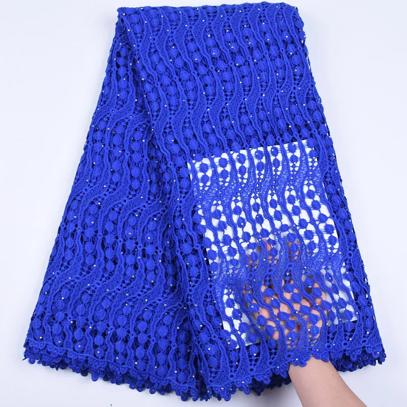 

Soft Water Soluble Lace African Cord Lace Fabric Eyelet Design Nigerian Cord Lace Superb Guipure Cord Lace Fabric Wedding A1712