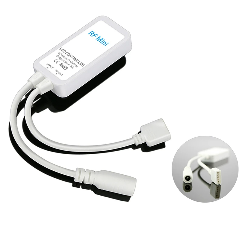 RF RGB RGBW светодиодный диммер управления DC5-24V мини беспроводной сенсорный пульт дистанционного управления для SMD полосы затемнения фоновая лампа бар