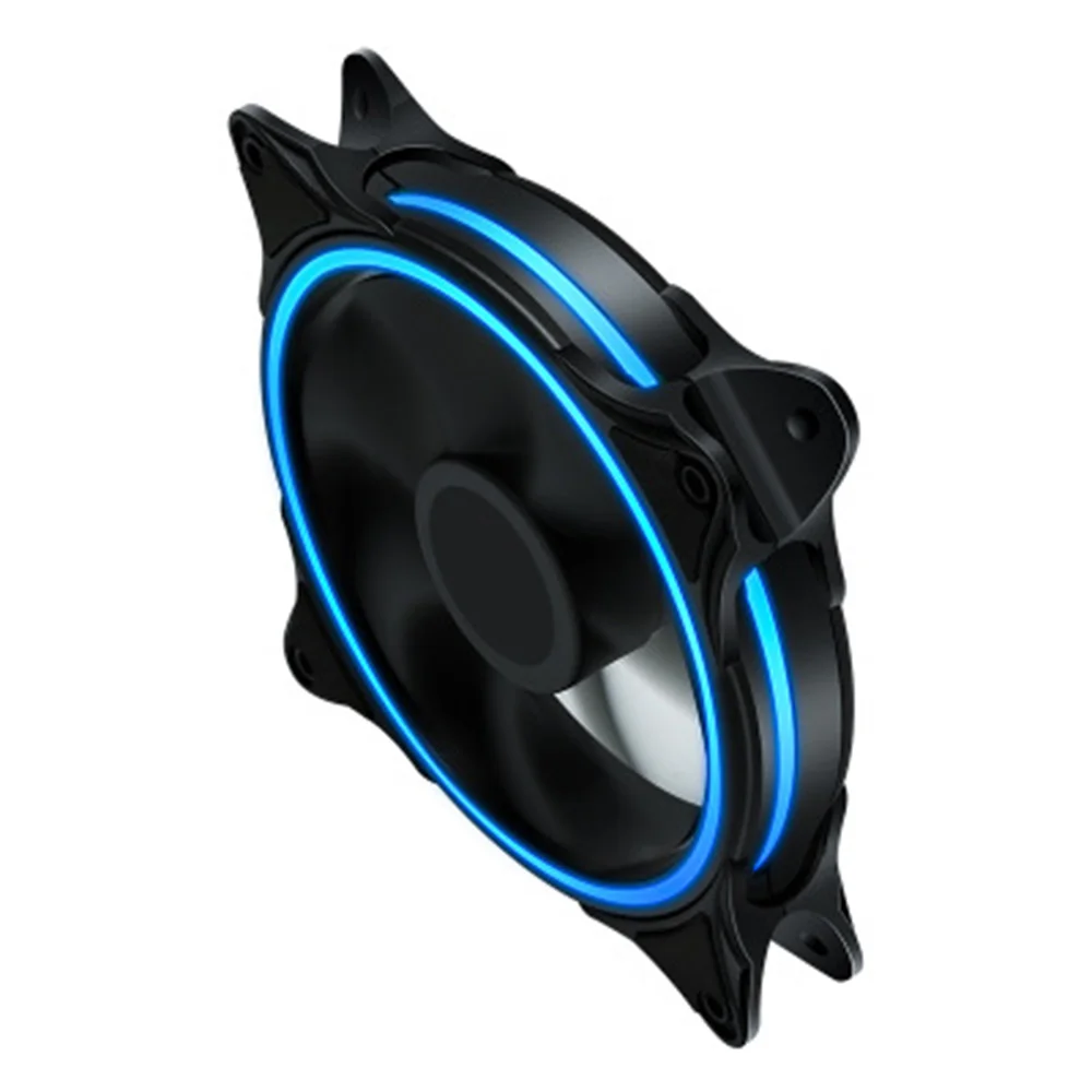 

Computer case fan 12cm silent fan 12V power supply cooling fan computer radiator three aperture