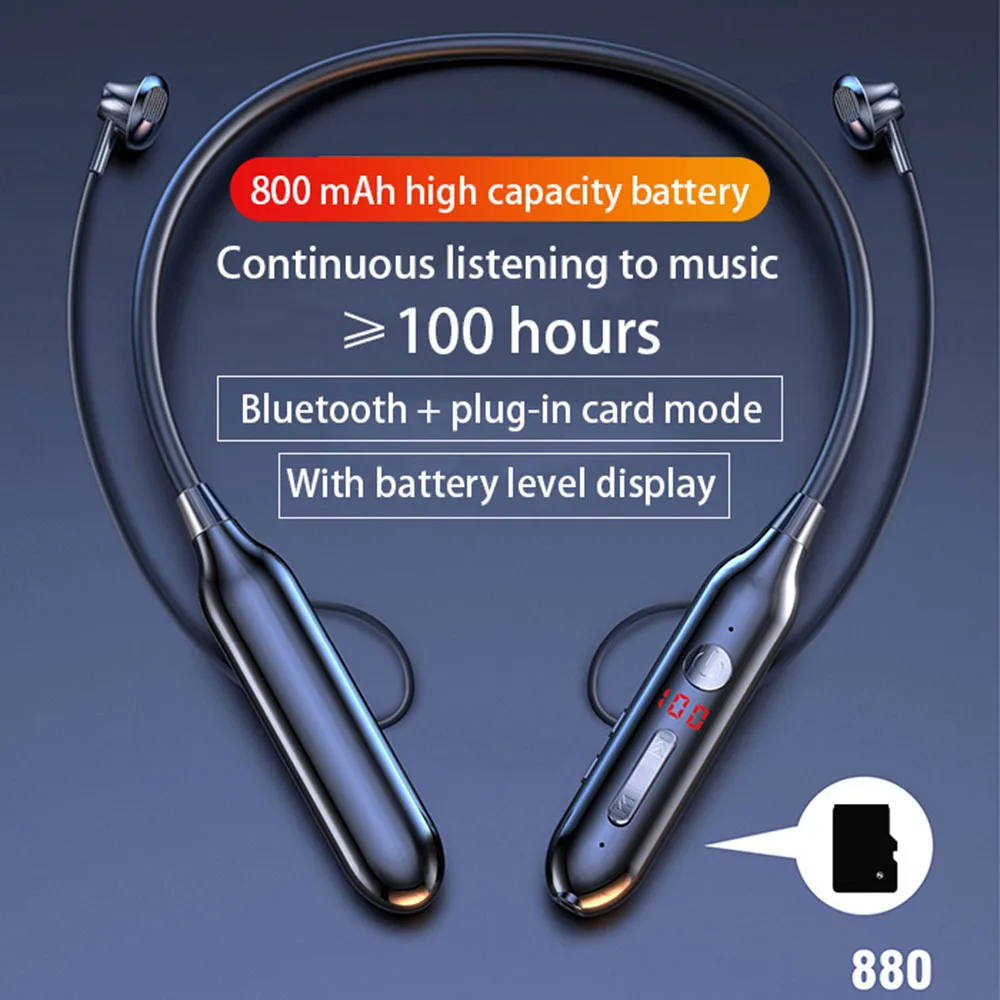 Bluetooth-наушники с магнитным всасыванием водостойкие 100 часов работы | Электроника