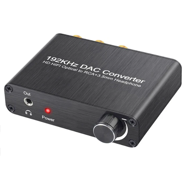 192Khz koncentryczny optyczne do analogowe RCA R L 3 5mm gniazdo Audio 5 1CH DAC dekoder dźwięku z kontrolą głośności konwerter Adapter do DVD tanie tanio Słuchawki i Słuchawki Głośniki Cyfrowy-to-Analogowy Konwerter (DAC) Profesjonalny Sprzęt Audio Sprzęt etap Sprzęt nagrywania
