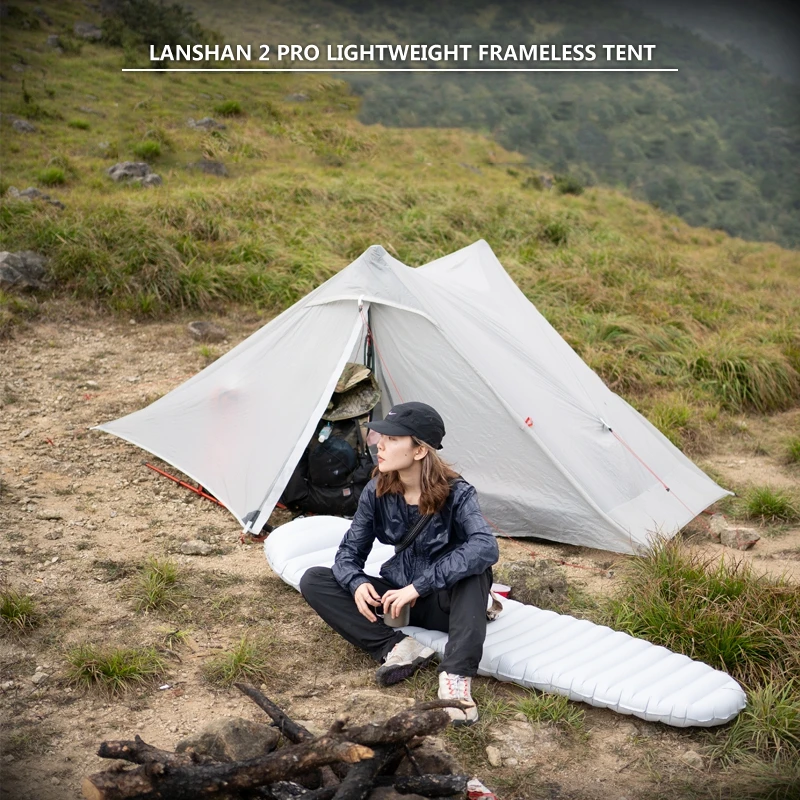 3F UL gear Lanshan 2 Pro бесшумный тент 20D силиконовый Сверхлегкий Водонепроницаемый 3 сезона 2 человека палатки для наружного кемпинга пешего туризма