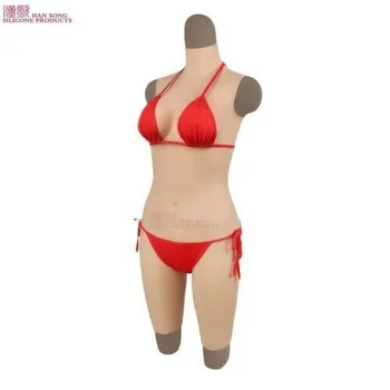 

D CUP Full Bodysuit Silicone Breast Forms Crossdresser Fake Boobs Soft Boobs Transgender Queen Transvestite Mastectomy Bra